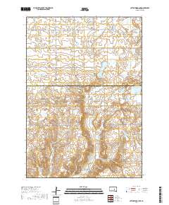Cottonwood Lake 2017 topographic map thumbnail
