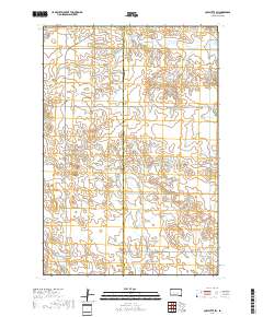 Cow Butte SW 2017 topographic map thumbnail