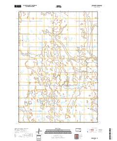 Cresbard SE 2017 topographic map thumbnail