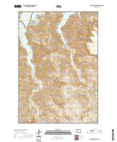 Crokett Mountains 2017 topographic map thumbnail