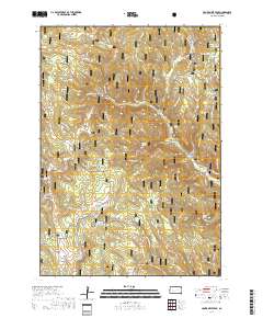 Crows Nest Peak 2017 topographic map thumbnail