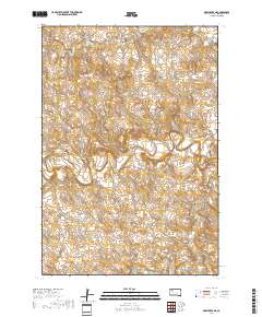 Deep Creek NE 2017 topographic map thumbnail