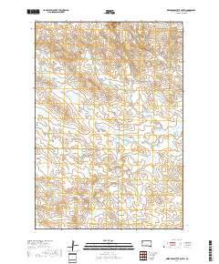Deers Ears Butte South 2017 topographic map thumbnail
