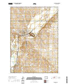 Dell Rapids 2017 topographic map thumbnail