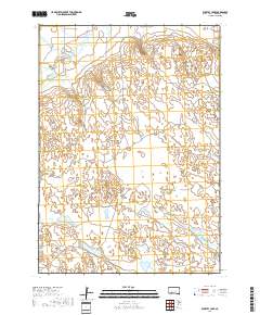 Ecoffey Lake 2017 topographic map thumbnail