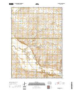 Flandreau NW 2017 topographic map thumbnail