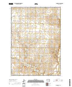 Flandreau SW 2017 topographic map thumbnail