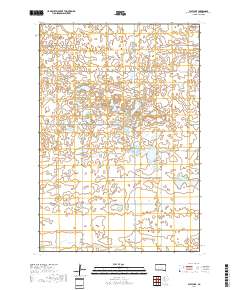 Flat Lake 2017 topographic map thumbnail