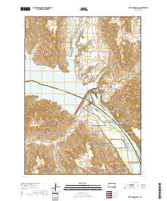 Fort Randall Dam 2017 topographic map thumbnail