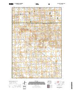 Glad Valley NW 2017 topographic map thumbnail