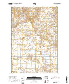 Grandmas Butte 2017 topographic map thumbnail