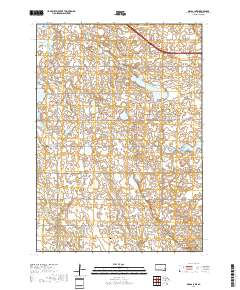 Grass Lake 2017 topographic map thumbnail