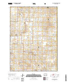 Hay Canyon Butte 2017 topographic map thumbnail