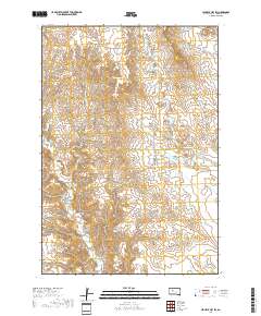 High Elk Hill SW 2017 topographic map thumbnail