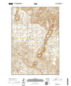 Kline Buttes 2017 topographic map thumbnail
