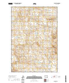 Lahti Butte 2017 topographic map thumbnail