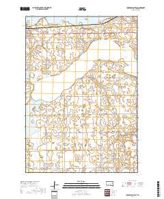 Lake Preston East 2017 topographic map thumbnail