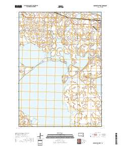 Lake Preston West 2017 topographic map thumbnail
