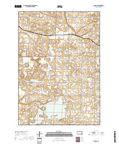 Lake Sinai 2017 topographic map thumbnail