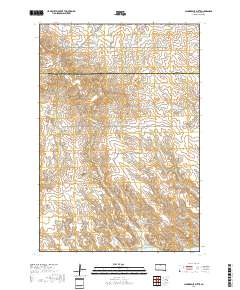 Laundreaux Butte 2017 topographic map thumbnail
