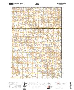 Lone Tree Draw East 2017 topographic map thumbnail