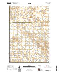 Lone Tree Draw West 2017 topographic map thumbnail