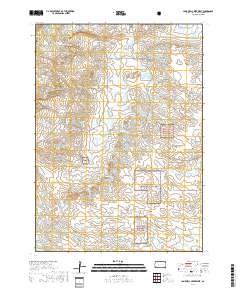 Lone Well Creek West 2017 topographic map thumbnail