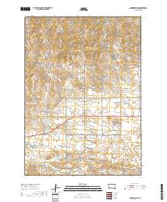 Manderson SW 2017 topographic map thumbnail
