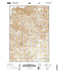Meadow NW 2017 topographic map thumbnail