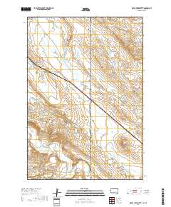 Middle Creek Butte 2017 topographic map preview