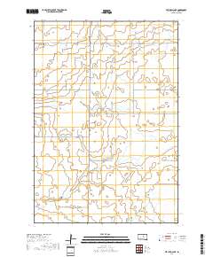 Mitchell Lake 2017 topographic map thumbnail