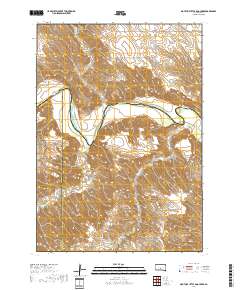 Mouth of Little Dog Creek 2017 topographic map thumbnail