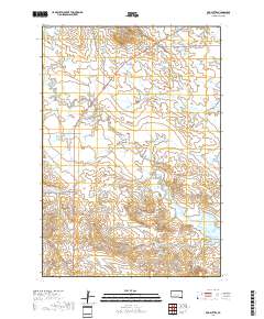 Mud Buttes 2017 topographic map thumbnail