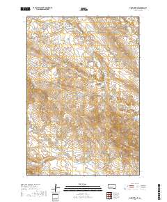 Mud Buttes NW 2017 topographic map thumbnail