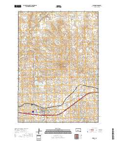 Murdo 2017 topographic map thumbnail