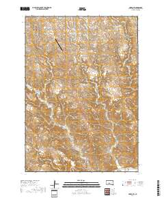 Murdo SW 2017 topographic map thumbnail
