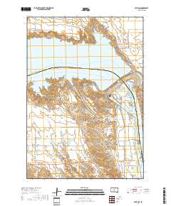 Oahe Dam 2017 topographic map thumbnail