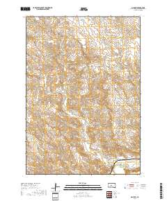 Oahe SW 2017 topographic map thumbnail