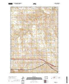 Okaton 2017 topographic map thumbnail