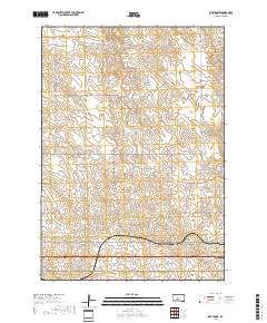 Okaton NE 2017 topographic map thumbnail