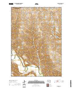 Okaton SE 2017 topographic map thumbnail