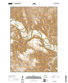Okaton SW 2017 topographic map thumbnail
