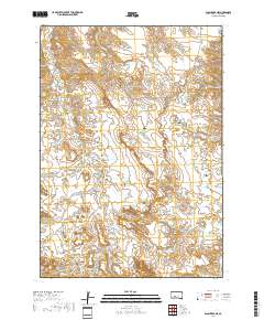 Pass Creek NE 2017 topographic map thumbnail