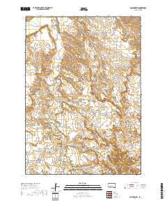 Pass Creek NW 2017 topographic map thumbnail