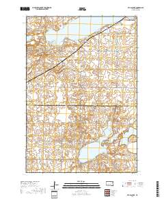Pelican Lake 2017 topographic map thumbnail
