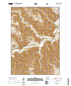 Pierre SW 2017 topographic map thumbnail