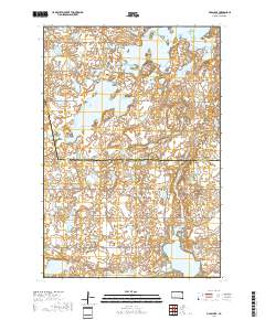 Piyas Lake 2017 topographic map thumbnail