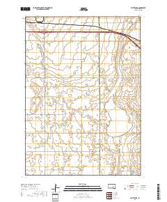 Platte Lake 2017 topographic map thumbnail