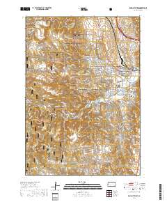 Rapid City West 2017 topographic map thumbnail