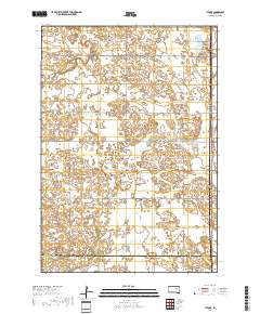 Tulare 2017 topographic map thumbnail